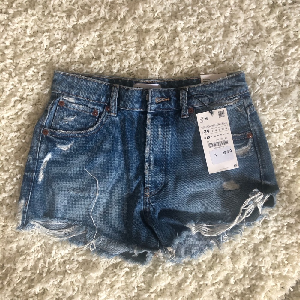 Zara Denim Shorts NWT
